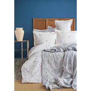 Çi̇ft Ki̇şi̇li̇k Timeless Set Liberty Indigo - Yatak Ortusu