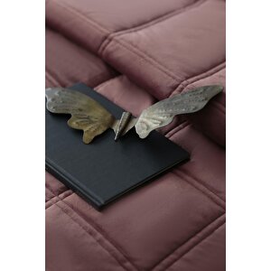 Çi̇ft Ki̇şi̇li̇k Saten Nevresi̇m Yorgan Set Barones Rose - Yatak Ortusu
