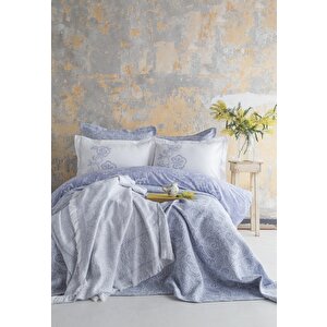 Çi̇ft Ki̇şi̇li̇k Timeless Set Sorella Cobalt - Yatak Ortusu