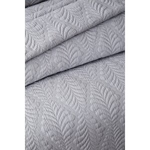 Çi̇ft Ki̇şi̇li̇k Yatak Örtüsü Set Bourbon Gri - Yatak Ortusu Set