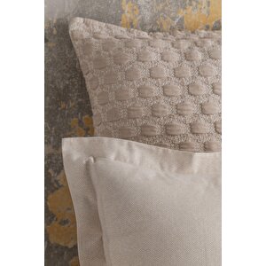 Çi̇ft Ki̇şi̇li̇k Timeless Set Trona Beige - Yatak Ortusu