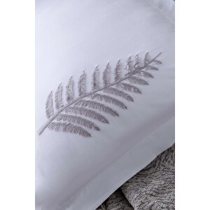 Çi̇ft Ki̇şi̇li̇k Timeless Prime Set Foglia Gray - Yatak Ortusu