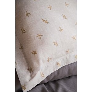 Çi̇ft Ki̇şi̇li̇k Bambu Pike Set Noble Gri - Nevresimli Pike Takimi