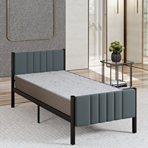 Lotus Metal Karyola 90x200 Cm Antrasit Renk