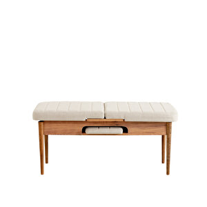 Sembol Bench Atlanti̇k Krem