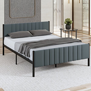 Lotus Metal Karyola 160x200 Cm Antrasit Renk