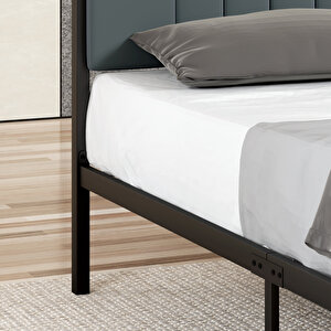 Lotus Metal Karyola 140x190 Cm Antrasit Renk