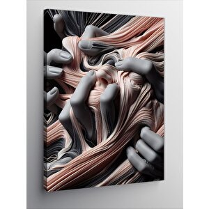 Kanvas Tablo Eller 70x100 cm