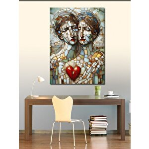 Kanvas Tablo Aşık Çift 100x140 cm