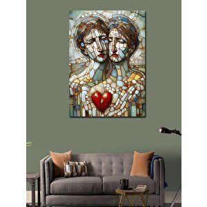 Kanvas Tablo Aşık Çift 100x140 cm