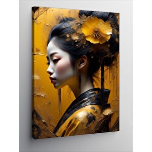 Kanvas Tablo Asyalı Kadın 100x140 cm