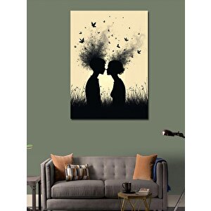 Kanvas Tablo Aşıkların Silüeti 50x70 cm