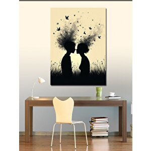 Kanvas Tablo Aşıkların Silüeti 70x100 cm