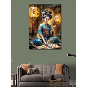 Kanvas Tablo Asyalı Kadın 70x100 cm