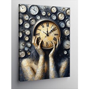 Kanvas Tablo Zamanı Tutan Eller 50x70 cm
