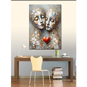 Kanvas Tablo Soyut Aşık Çift 70x100 cm