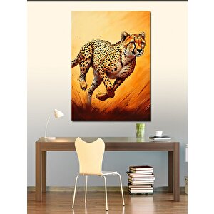 Kanvas Tablo Koşan Çita 100x140 cm