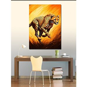 Kanvas Tablo Koşan Çita 50x70 cm