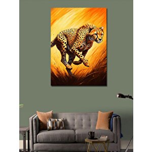 Kanvas Tablo Koşan Çita 50x70 cm