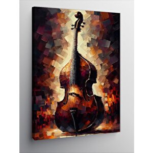 Kanvas Tablo Renkli Kontrbas 70x100 cm