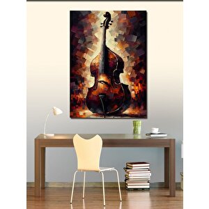 Kanvas Tablo Renkli Kontrbas 70x100 cm
