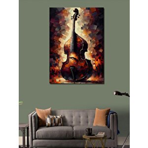 Kanvas Tablo Renkli Kontrbas 50x70 cm