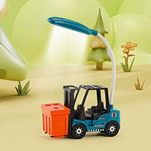 Forklift Masa Lambası Ve Kalemlik, Yeşil, 22x14 Yeşil