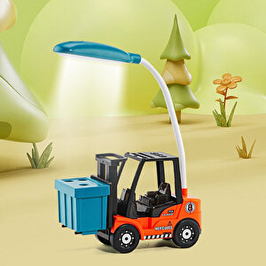 Forklift Masa Lambası Ve Kalemlik, Turuncu, 22x14 Turuncu