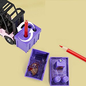 Forklift Masa Lambası Ve Kalemlik, Pembe, 22x14 Pembe