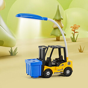 Forklift Masa Lambası Ve Kalemlik, Sarı, 22x14 Sarı