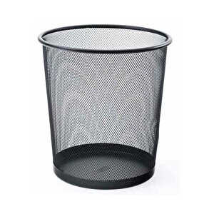 Çöp Kovası Metal Tam Perforeli 10 Lt Siyah 854