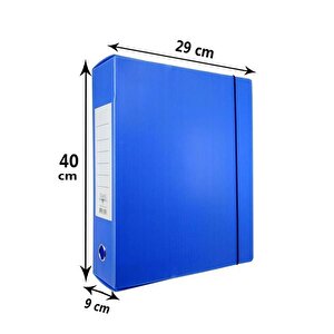 Arşiv Ve Proje Kutusu 29x40x9cm Mavi 50’li