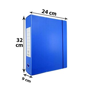 Arşiv Ve Proje Kutusu 24x32x9cm Mavi 15’li