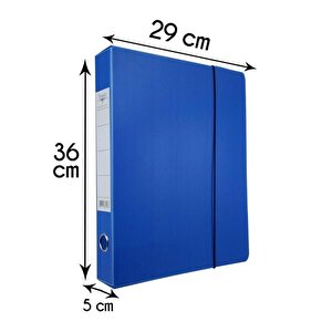 Arşiv Ve Proje Kutusu 29x36x5cm Mavi 5 Adet