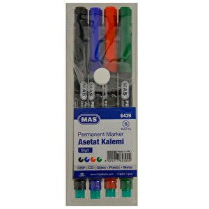 Asetat Kalemi S Boy 4 Lü 6438