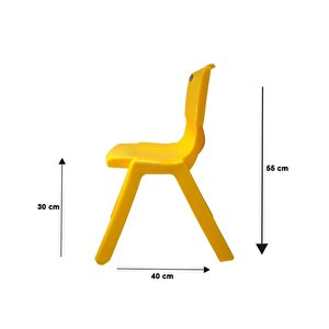 1.kalite Kırılmaz Çocuk Sandalyesi – Kreş Ve Anaokulu Sandalyesi Sarı