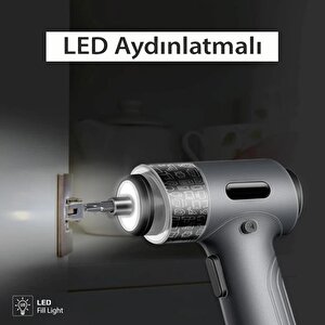 Kingsdun Sarjli Tornavida Seti 36 Parçali Manyetik Uç 5v 2500mah