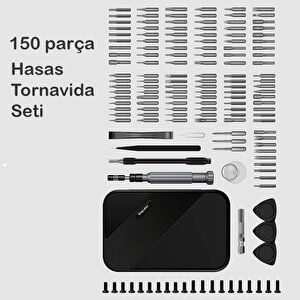 Kingsdun 150 Si 1 Arada Manyetik Hassas Tornavida Seti Ks-840150