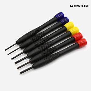 Kingsdun 6 Si 1 Arada Çok Amaçli Tornavida Seti Ks-870016