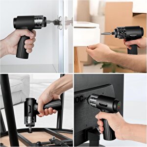 Kingsdun Sarjli Tornavida Seti 35 Parçali Manyetik Uç 5v 2500mah