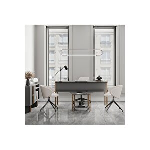 Lagomood Zenith Ofis Takımı Antrasit Ceviz Antrasit Ceviz