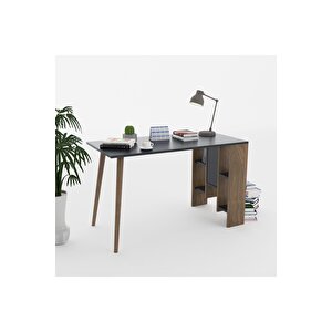 Lagomood Vi̇to Çalışma Masası Antrasit-ceviz Antrasit Ceviz