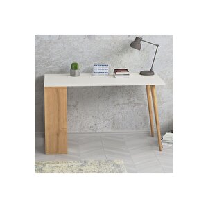 Lagomood Sally Çalışma Masası Meşe-beyaz Beyaz - Meşe