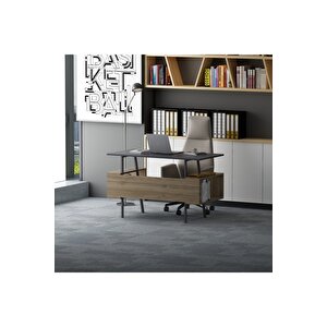 Lagomood İrony Çalışma Masası Antrasit-ceviz Antrasit Ceviz