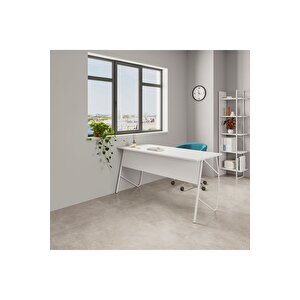 Lagomood Ella Çalışma Masası 150 Beyaz Beyaz