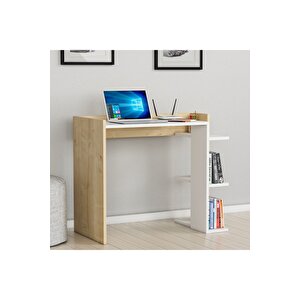 Lagomood Ruby Çalışma Masası Meşe-beyaz Beyaz - Meşe