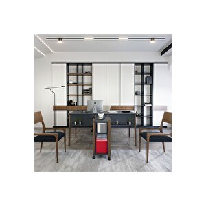 Lagomood Zenith Kitaplık Antrasit Ceviz Antrasit Ceviz