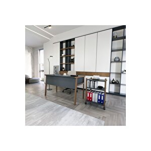 Lagomood Zenith Çalışma Masası 120cm Antrasit Ceviz