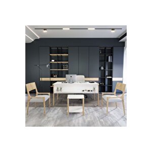 Lagomood Zenith Sehpa Meşe-beyaz Beyaz - Meşe