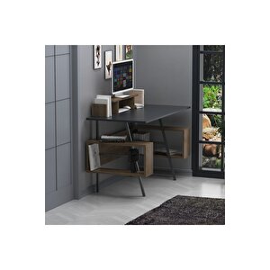 Lagomood İrony Plus Çalışma Masası Antrasit-ceviz Antrasit Ceviz